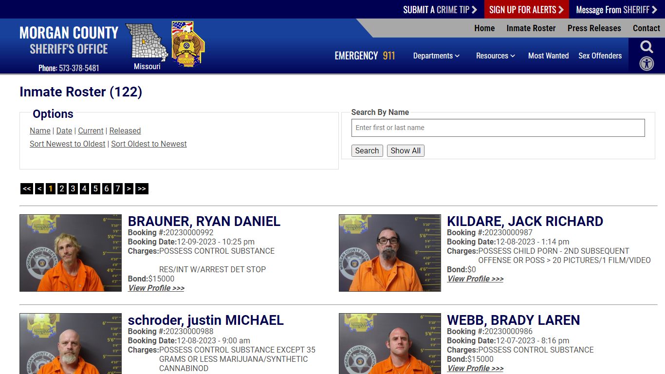 Inmate Roster - Current Inmates Booking Date Descending - Morgan County ...